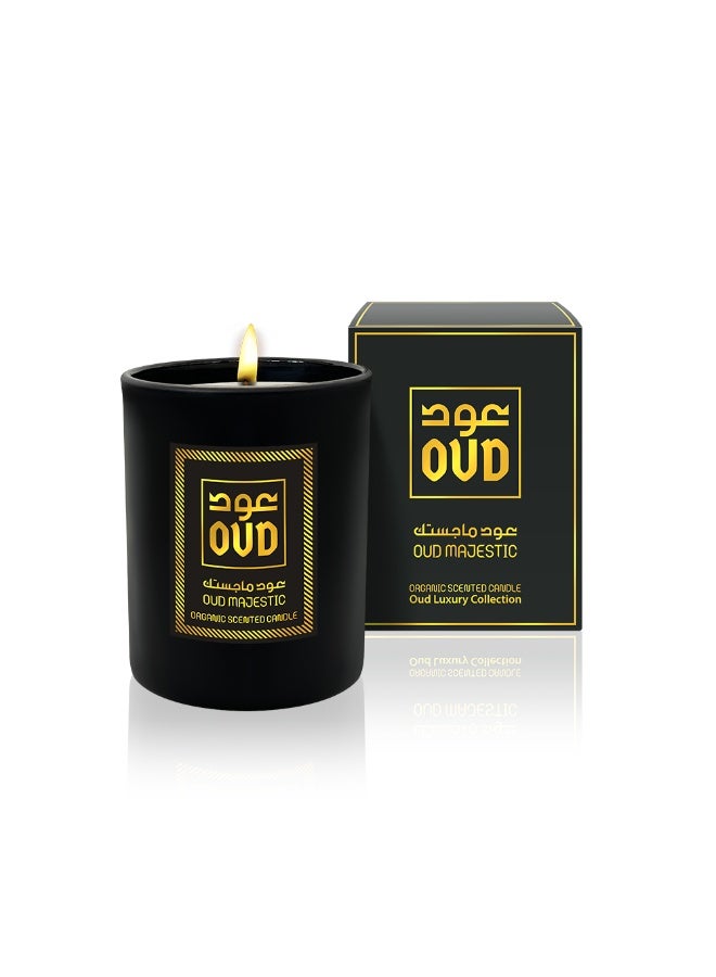 أودلاكس OUD ORGANIC CANDLE MAJESTIC 220ml by OUDLUX - Image 2